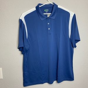 Izod Performance Golf Polo Short Sleeve 3 Button Placket 3XL